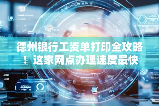 德州银行工资单打印全攻略！这家网点办理速度最快